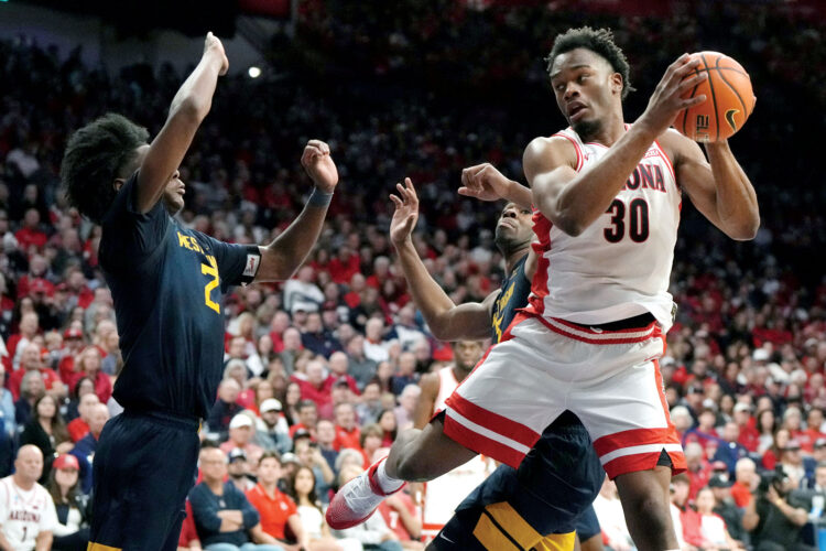 All Arizona as WVU men lose on the road